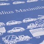 Set - Autos Maxi - Decke und Kissen mit Deinem Namen