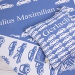 Set - Autos Maxi - Decke und Kissen mit Deinem Namen