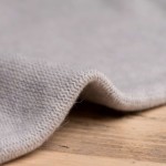 Tagesdecke mit Bärchen - 100% Merinowolle in Extra-Fine-Quality - Grau