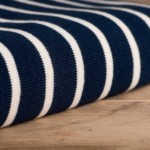 Tagesdecke blau weiß groß Biobaumwolle